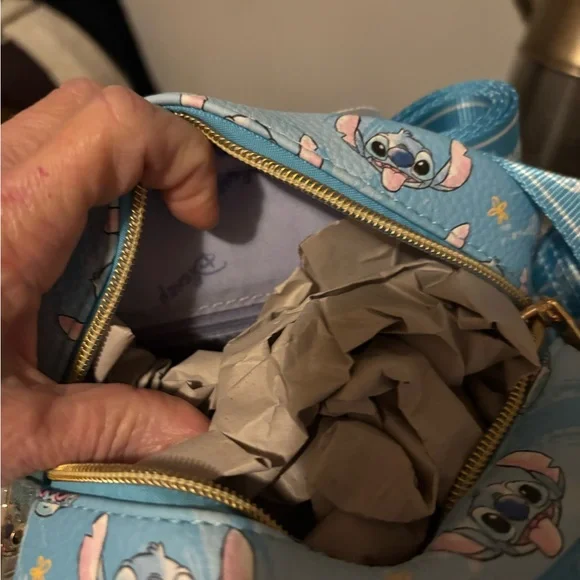Disney Blue Stitch Kids Crossbody Bag